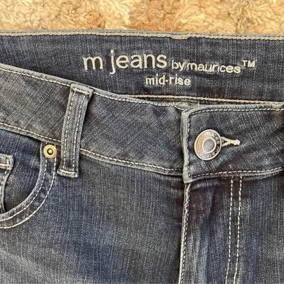 Maurice’s M Jeans Mid Rise Straight sz 8 Short 8S - Picture 4 of 5